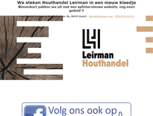 Tablet Screenshot of houthandel-leirman.be